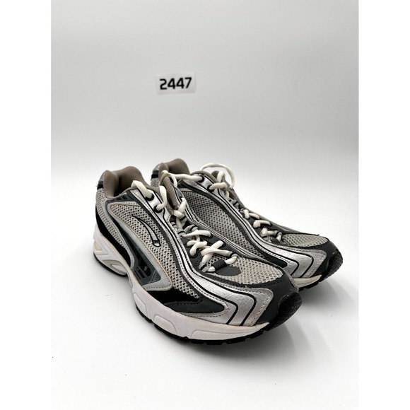 LA Gear Other - LA Gear LA1253EM Mario Mens 9 Running Shoes Gray Silver Lace Up Athletic Sneaker